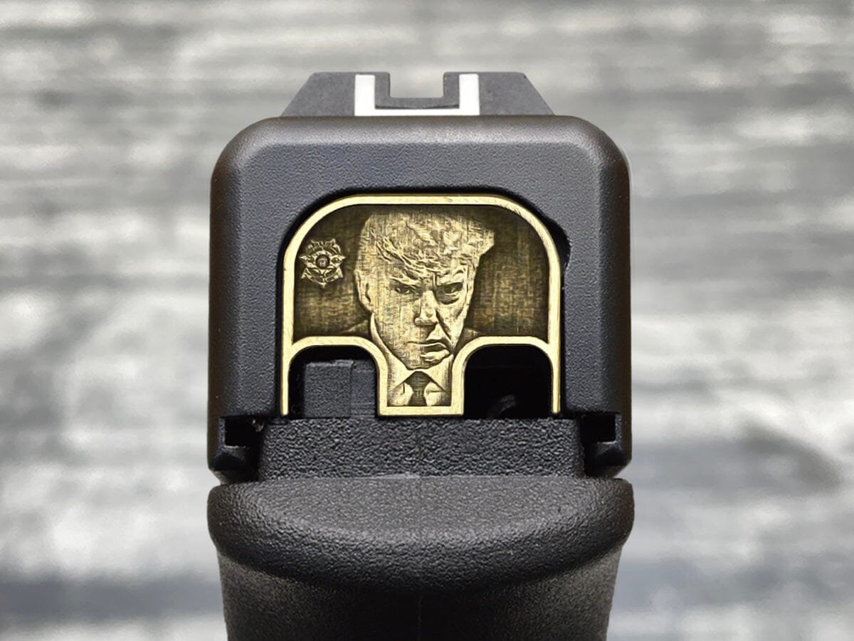 Milspin 3D Trump Mugshot Slide Back Plate