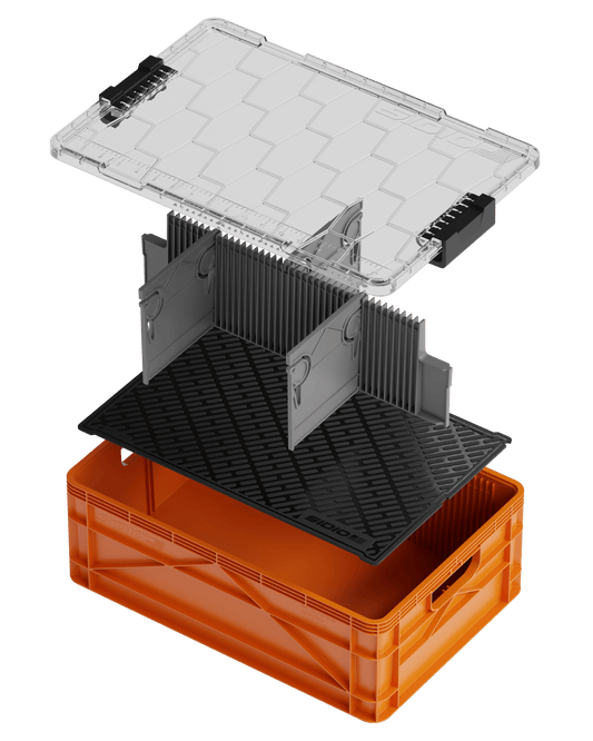 SidioCrate Heavy Duty Rubber Mat-Half Size