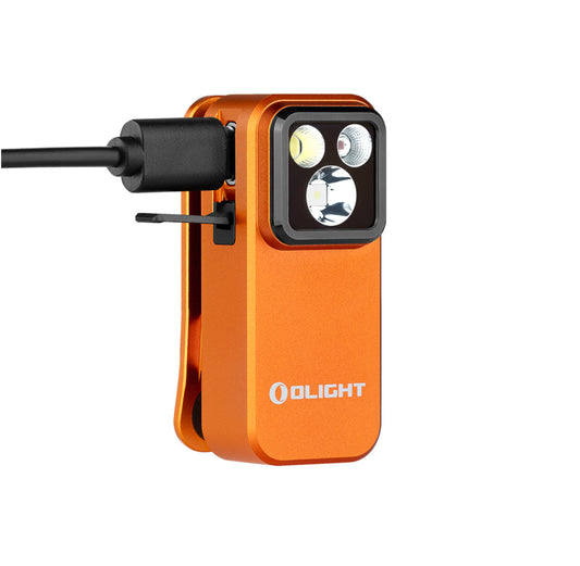 Olight Oclip Pro – Clip Light with Flood, Spot, and Red Modes – Available in 4 Colors