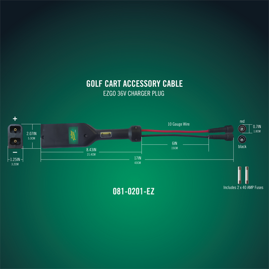 Battery Tender® PowerPlus 36V DC Plug - E-Z-GO Medalist & TXT DCS/PDS