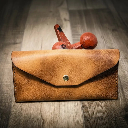 Bull Sheath Leather Sugar Land Clutch Wallet