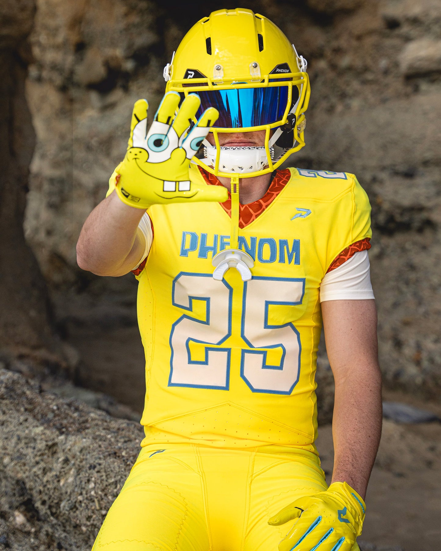 Phenom Elite SpongeBob Football Gloves - VPS5 By Phenom Elite