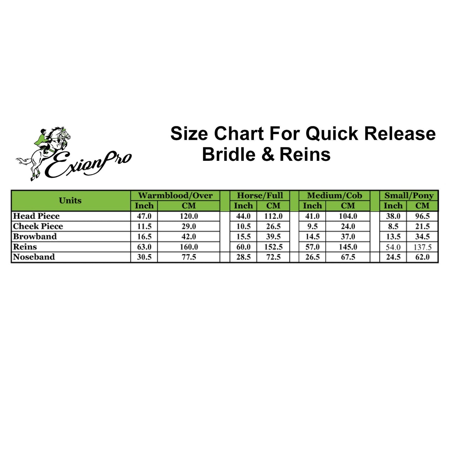 Bridles & Reins ExionPro Quick Release Snaffle Jumping Bridle with Rubber Reins