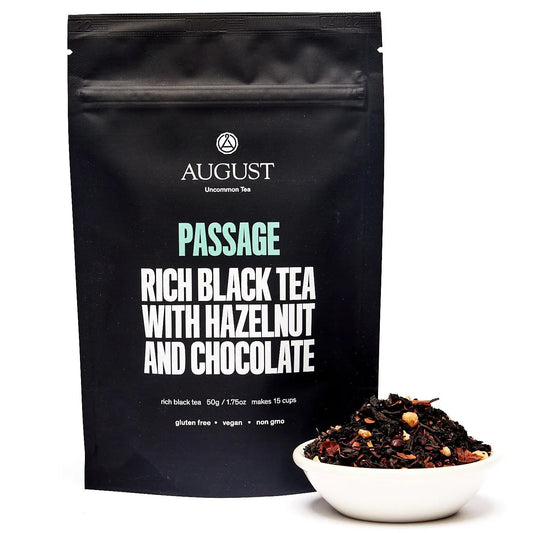 August Uncommon Tea Passage - Hazelnut Chocolate Black Tea