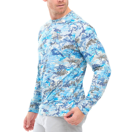 GameGuard Blue Digital Tracker Tee | Long Sleeve