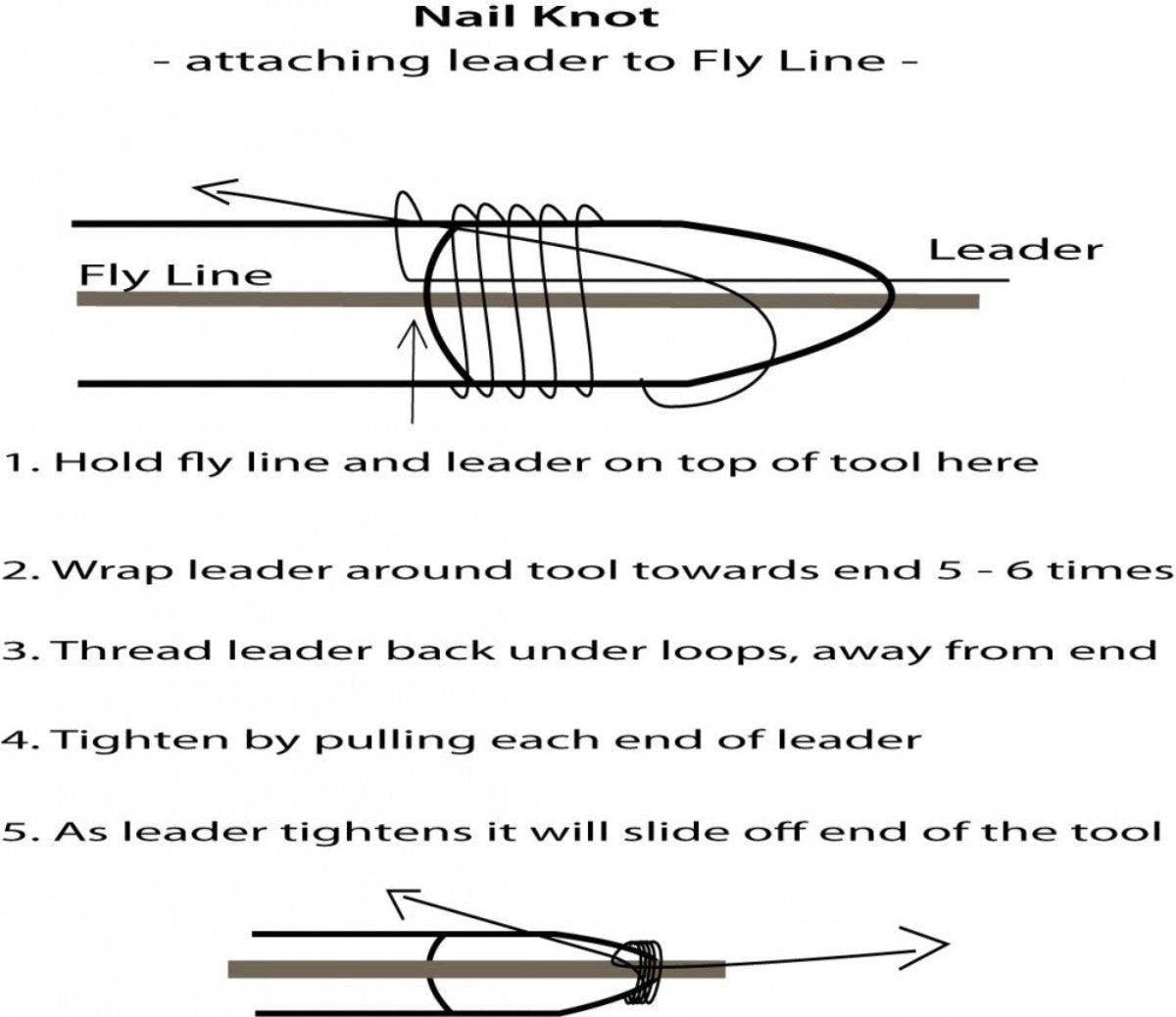 Rising Fishing Fish Whistle Nail Knot Tool