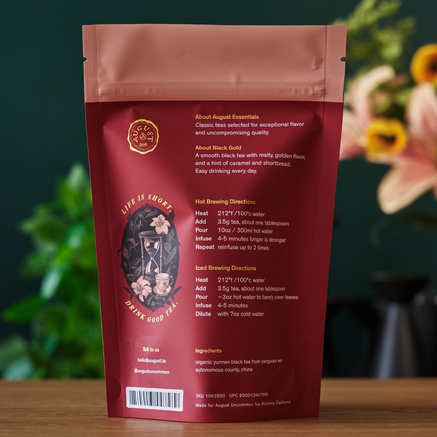 August Uncommon Tea Essentials Black Gold Black Tea