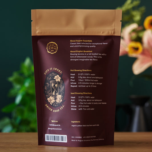 August Uncommon Tea Essentials English Breakfast Black Tea