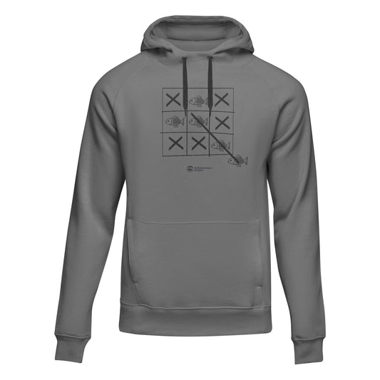 Outdoorzees Fish Tick Tack Toe Unisex Hoodie