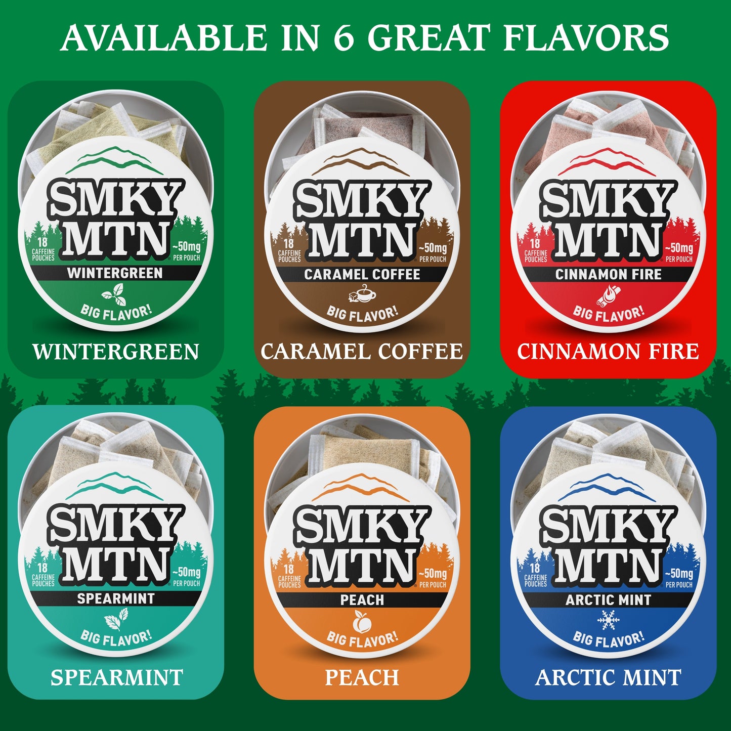 Smokey Mountain Wintergreen Pouches **NEW**