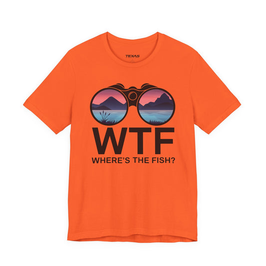 Texas Rigged Tees Where’s the Fish? — Unisex Cotton Tee