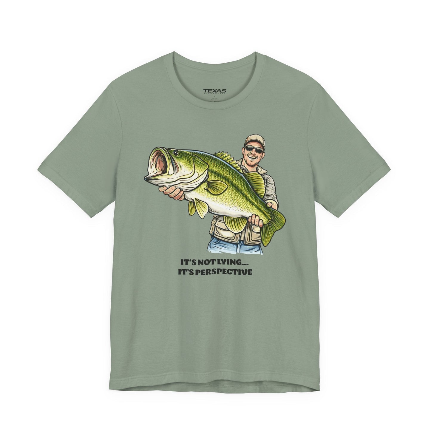 Texas Rigged Tees Forced Perspective — Unisex Cotton Tee