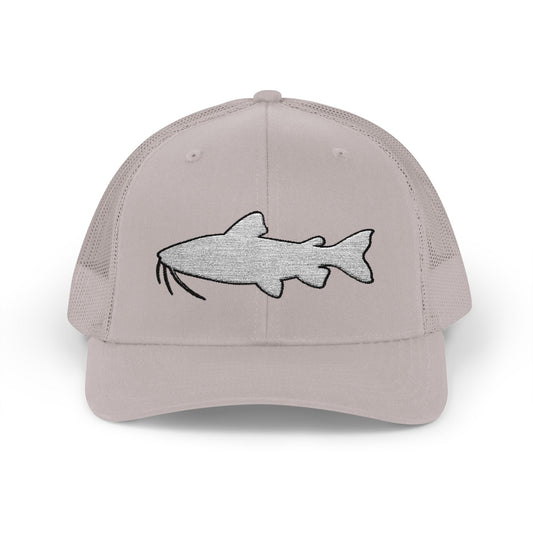Texas Rigged Tees Catfish Silhouette — Embroidered Baseball Cap