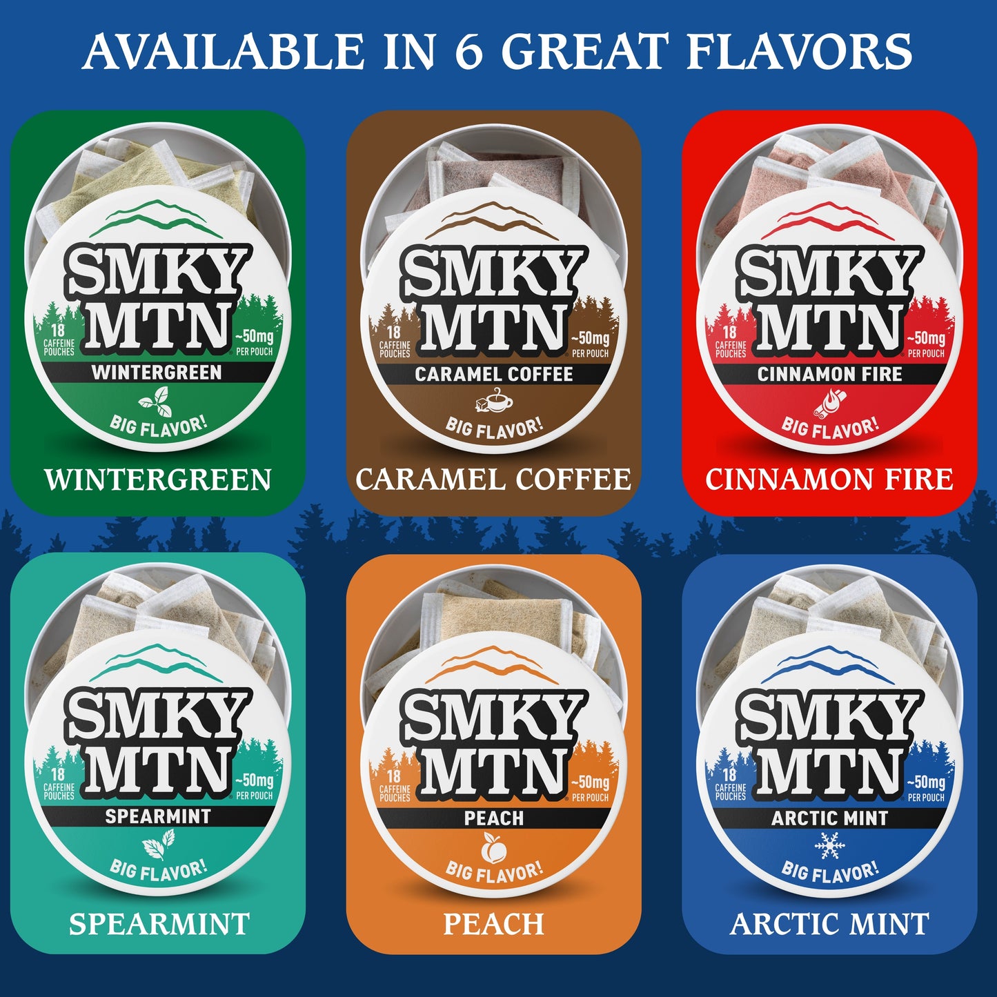 Smokey Mountain Arctic Mint Pouches **NEW**