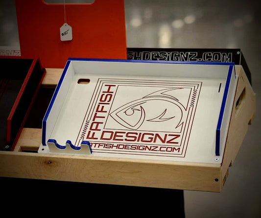 Fat Fish Designz Cutting Board w/ Fat Fish Designz Logo