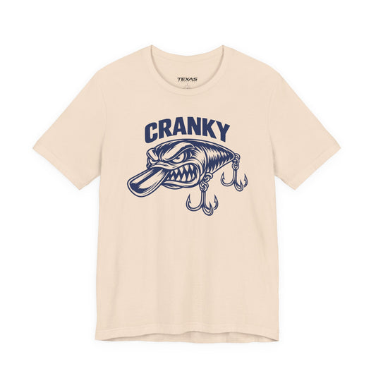Texas Rigged Tees Cranky — Unisex Cotton Tee