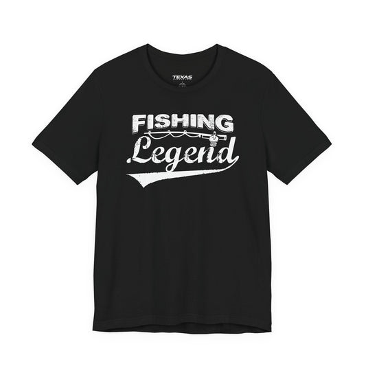 Texas Rigged Tees Fishing Legend — Unisex Cotton Tee