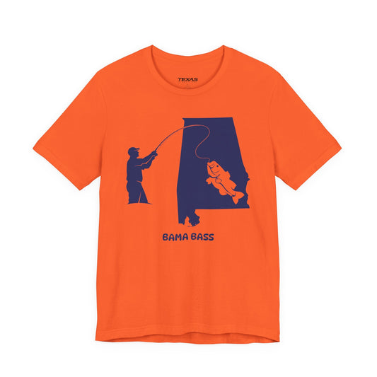 Texas Rigged Tees Bama Bass — Unisex Cotton Tee