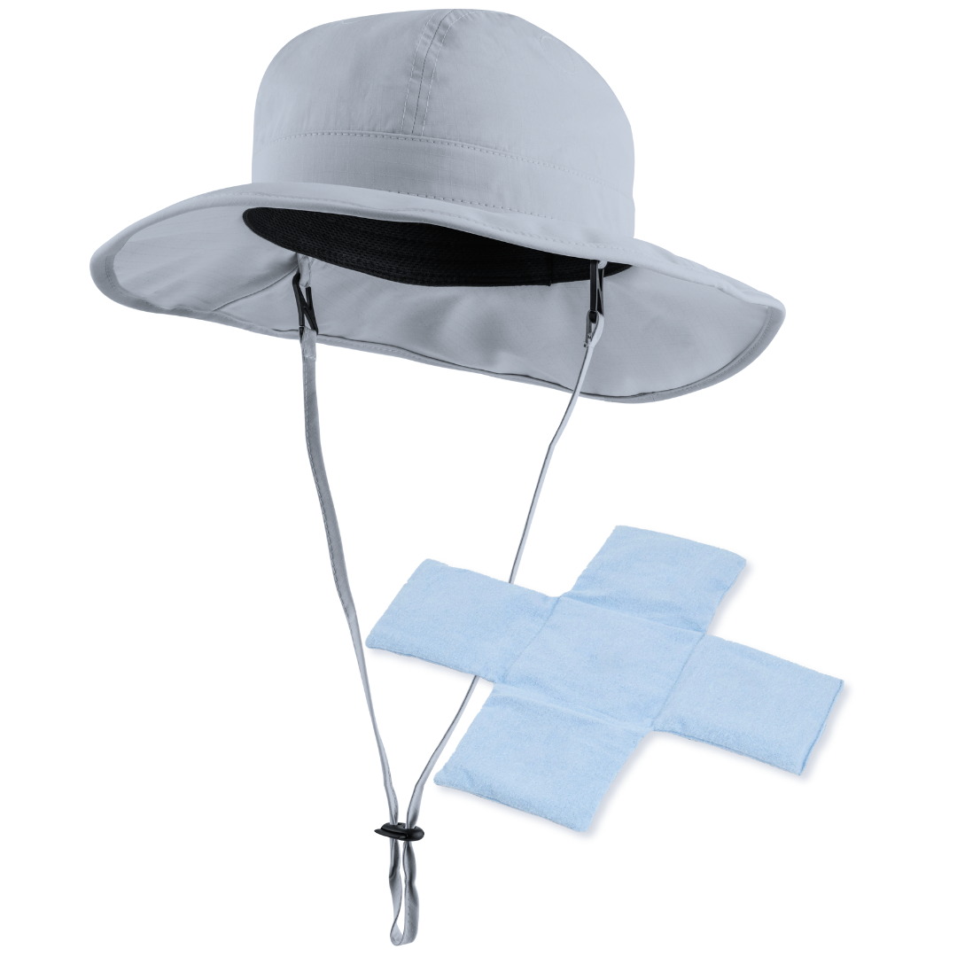 Panther Vision POWERCAP ICE Cooling Sun Hat – Instant Cooling Relief with Reusable Ice Packs, UPF 50 UV Sun Protection, Lightweight & Breathable for Hot Weather