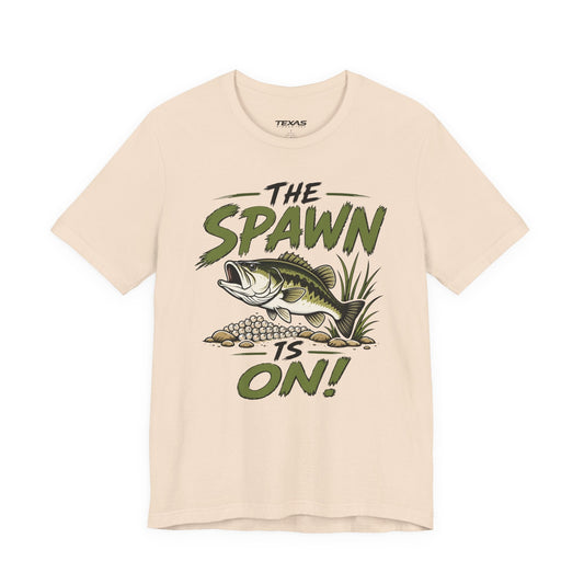 Texas Rigged Tees The Spawn Is On! — Unisex Cotton Tee