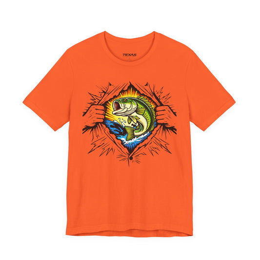 Texas Rigged Tees Fishing Is My Superpower — Unisex Cotton Tee