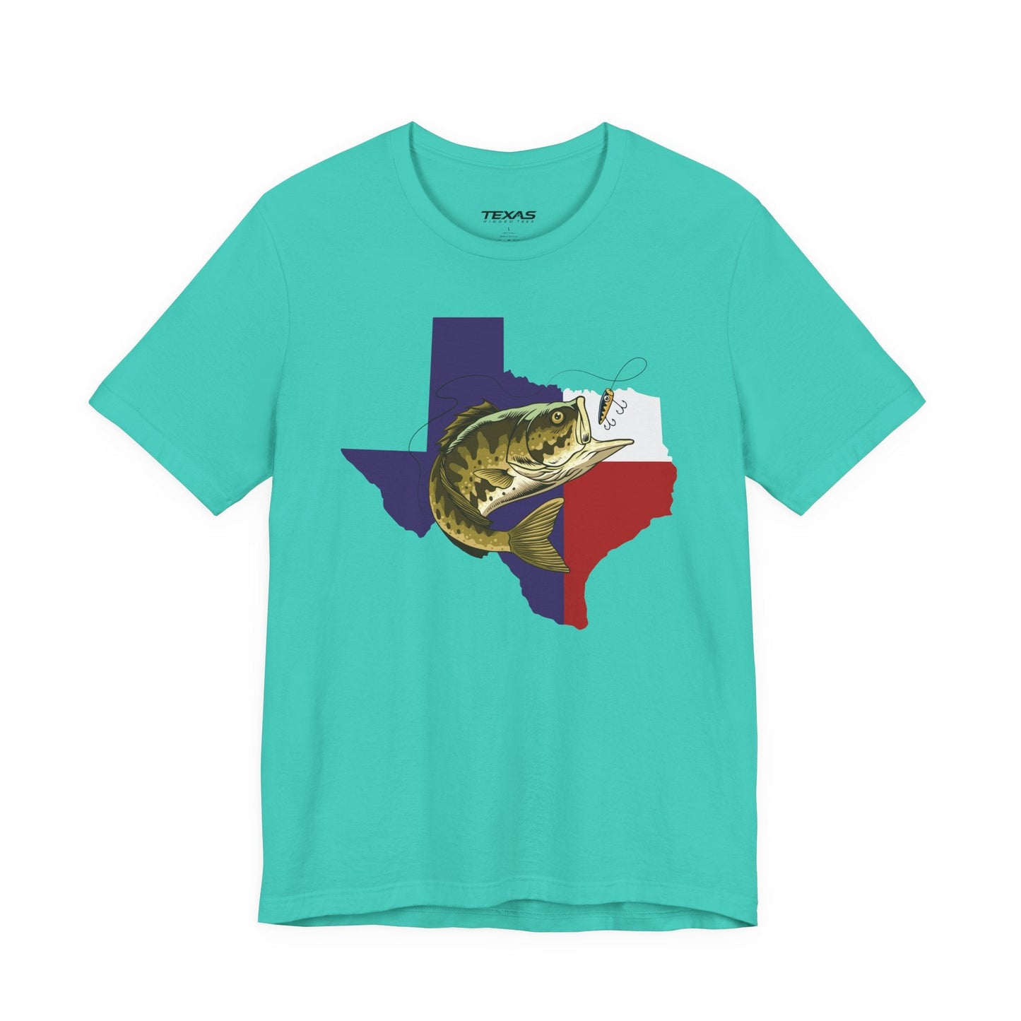 Texas Rigged Tees Texas Bass Fishing — Unisex Cotton Tee