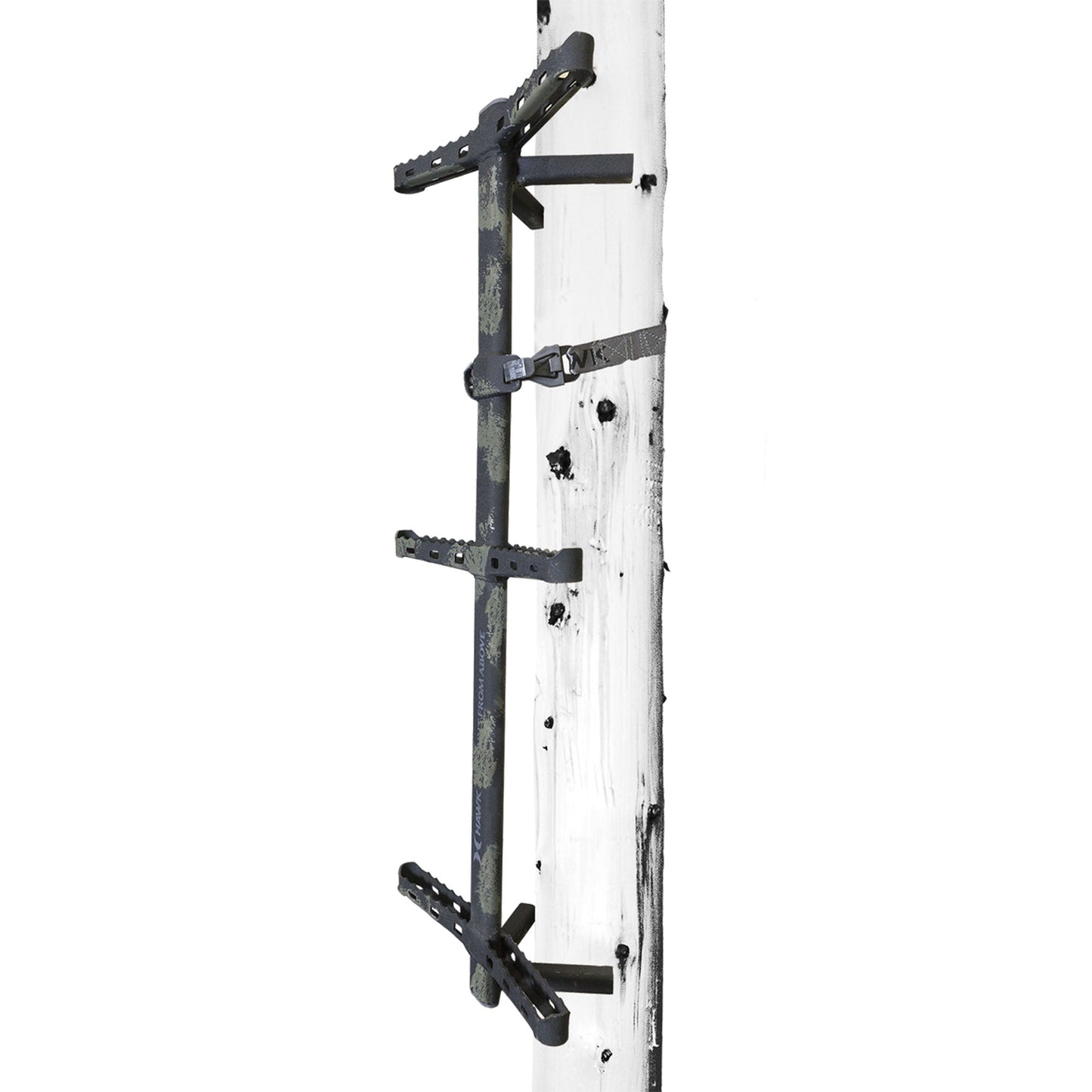 Hawk HWK-HC2082 Treestands Ranger Traction 3 Pack Climbing Sticks, Mud Camo