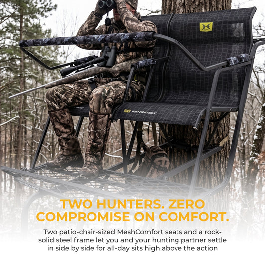Hawk Big Denali 18 Foot Durable Steel 2 Man Hunting Game Deer Ladder Tree Stand