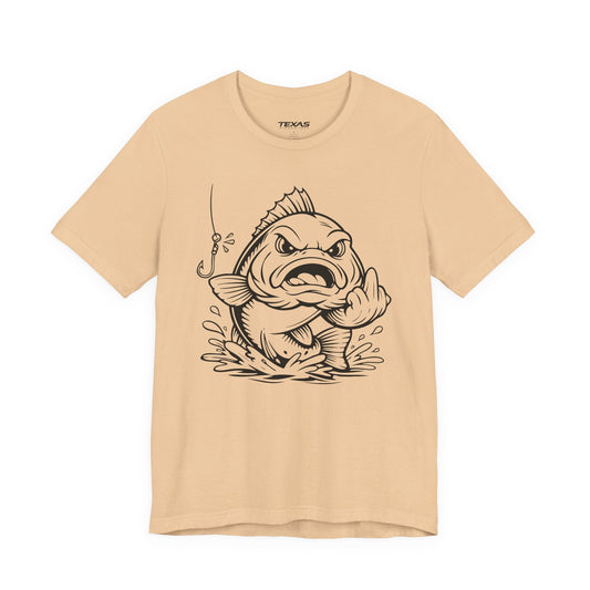 Texas Rigged Tees Flipping the Fin — Unisex Cotton Tee