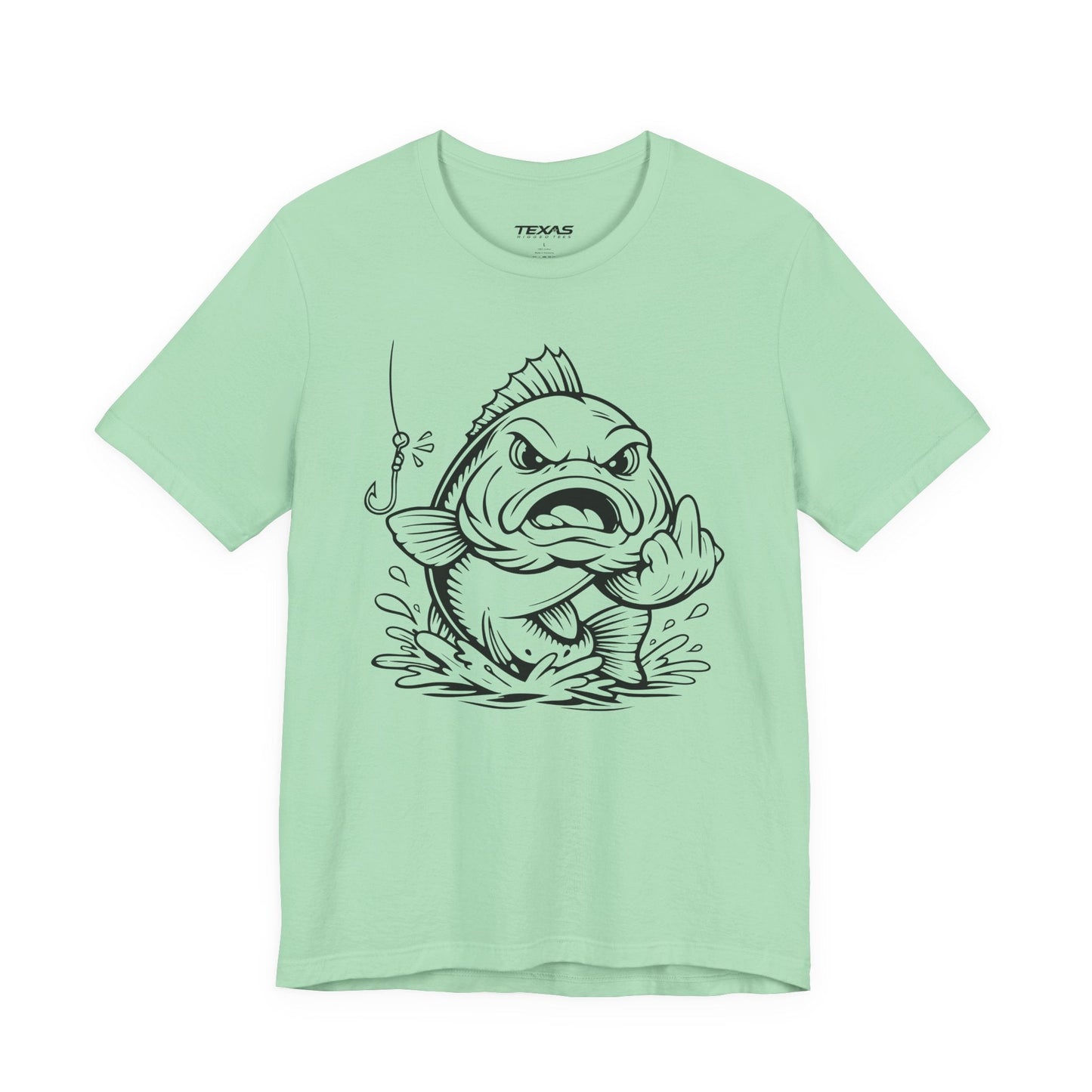 Texas Rigged Tees Flipping the Fin — Unisex Cotton Tee