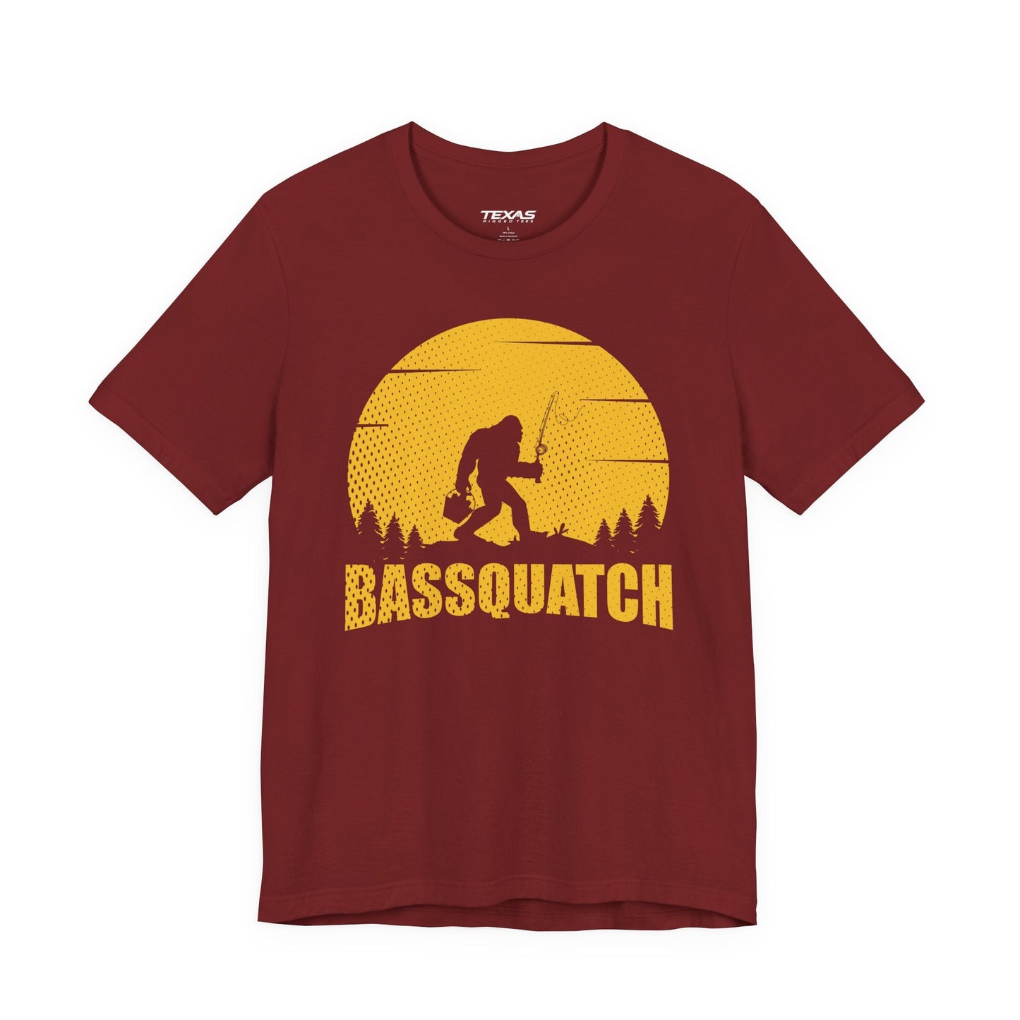 Texas Rigged Tees Bassquatch — Unisex Cotton Tee
