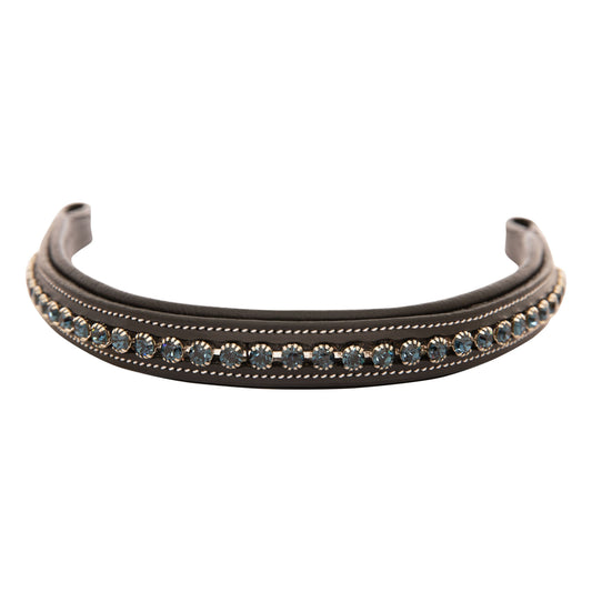 Bridles & Reins ExionPro Montana Blue Crystal Browband