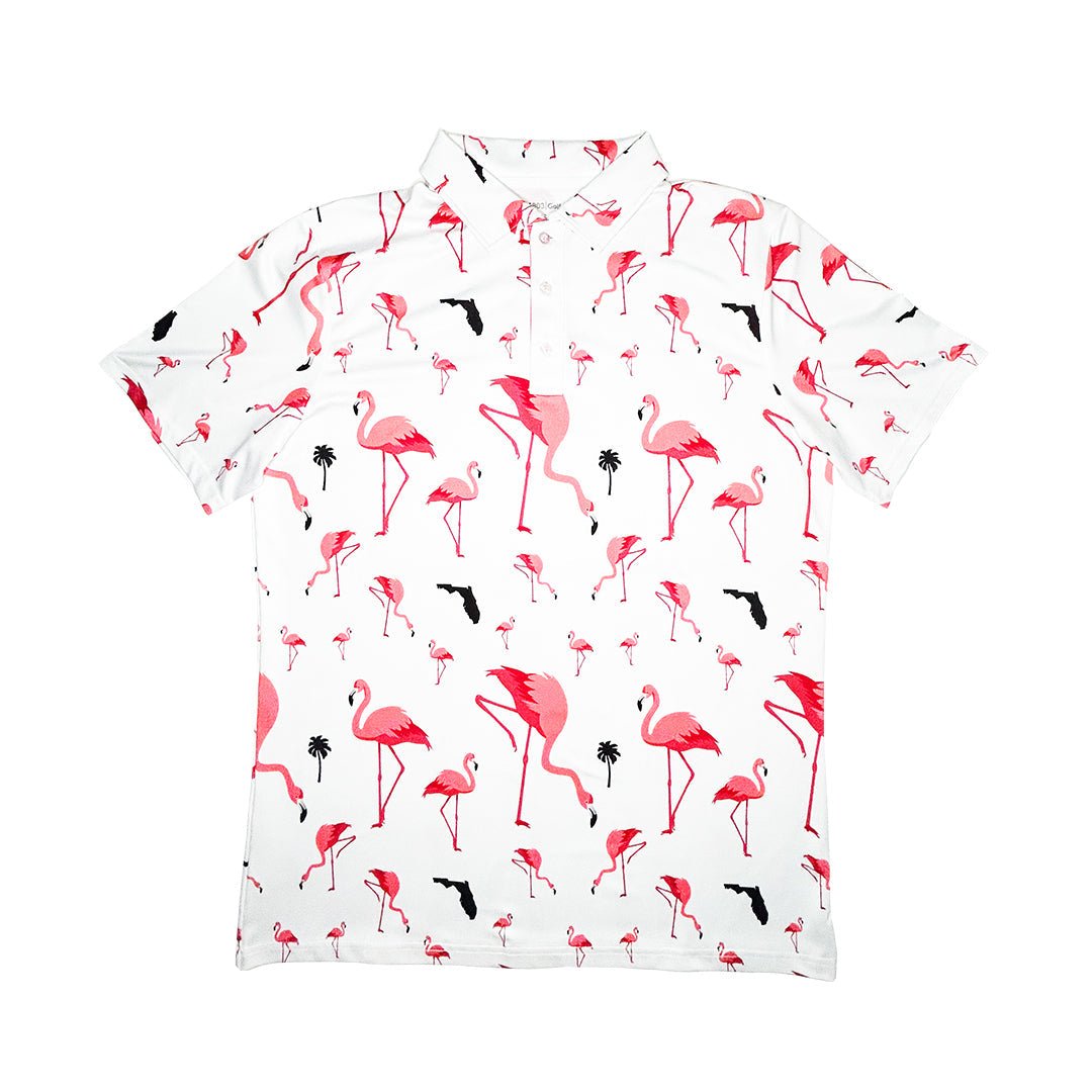 1803 Golf Florida Flamingo Golf Shirt - Angler's Pro Tackle & Outdoors
