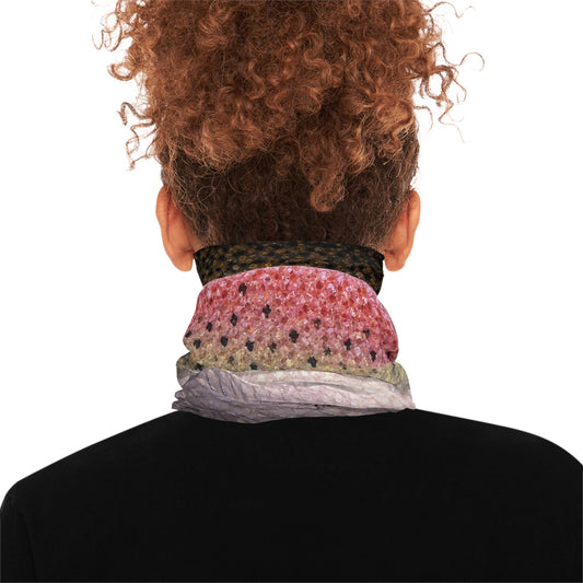 Texas Rigged Tees Rainbow Trout — Unisex Neck Gaiter (SPF 50+)