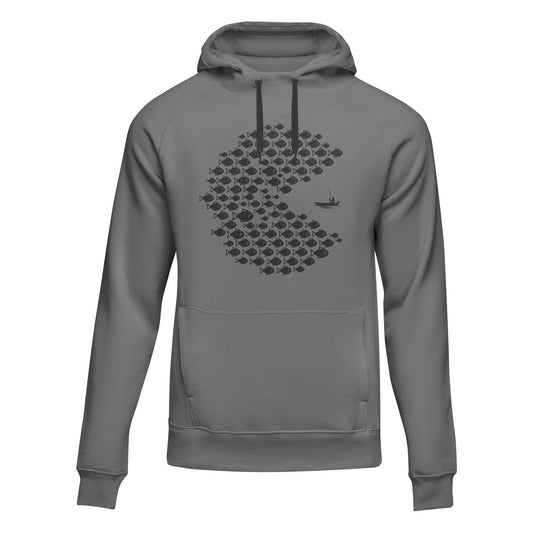 Outdoorzees Fishing Pacman Style Unisex Hoodie