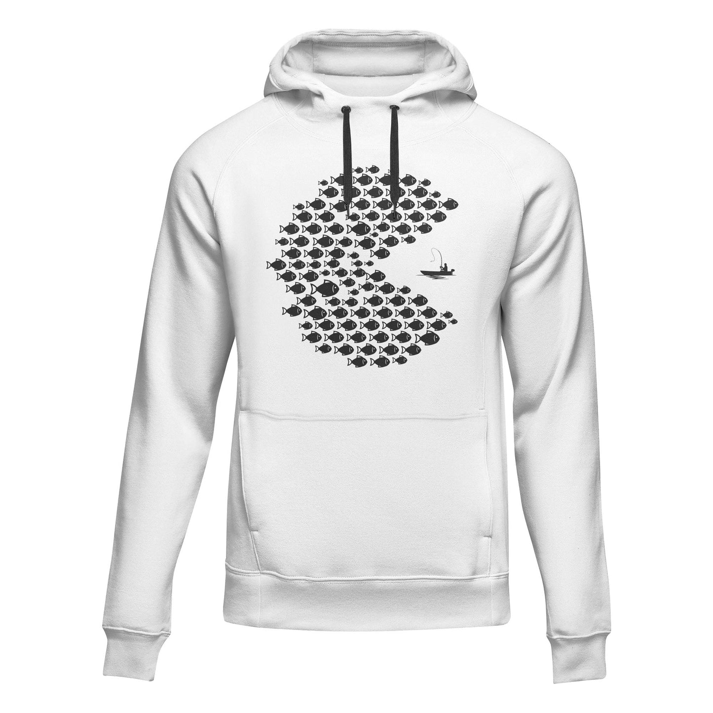 Outdoorzees Fishing Pacman Style Unisex Hoodie