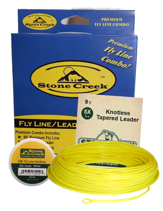 Stone Creek Fly Line Combo - Line - Leader - Backing