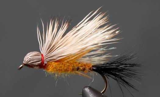 Stone Creek Bullet Head Orange Salmon Fly