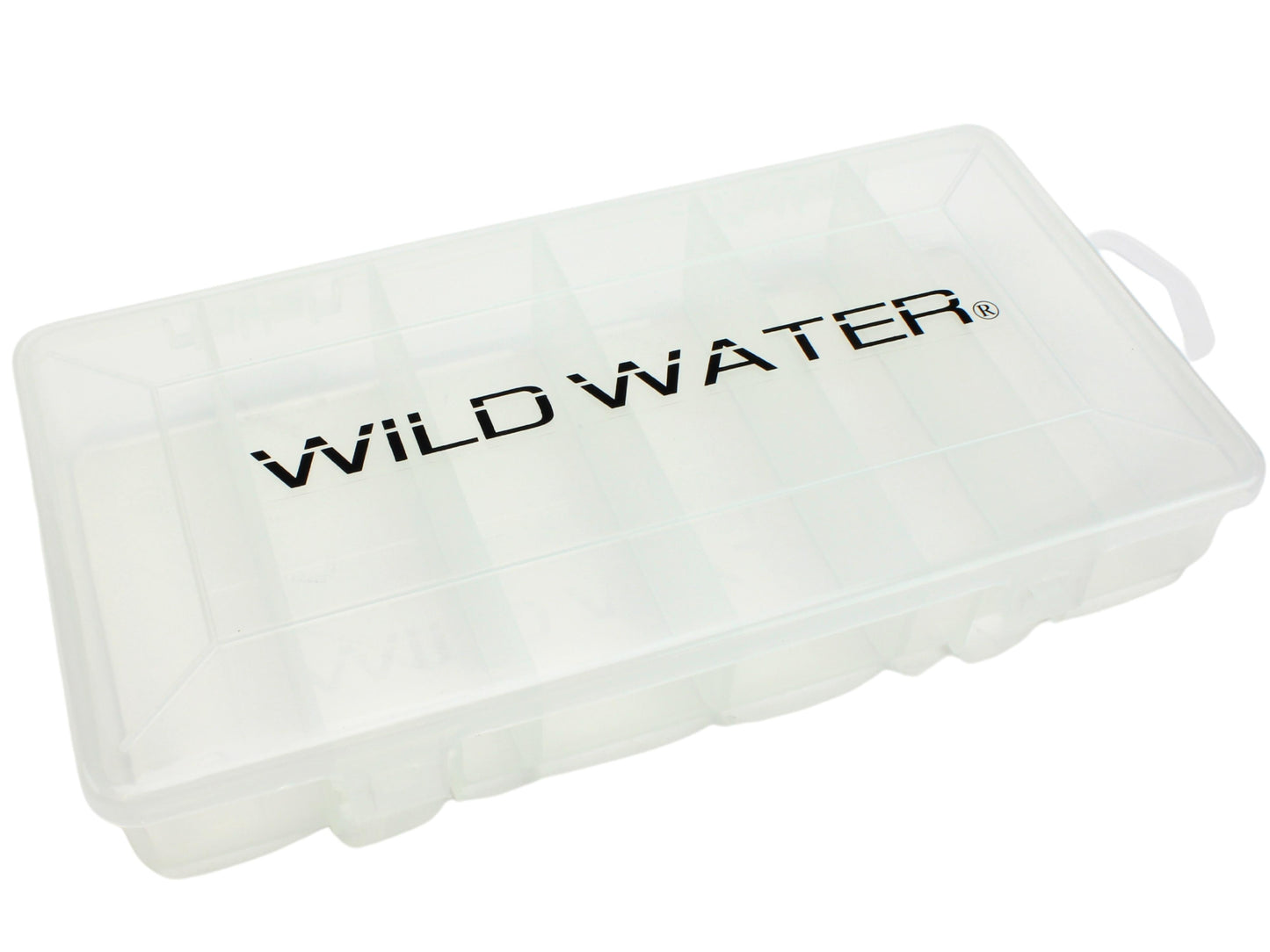 Wild Water - Large 6 Section Clear Fly Box