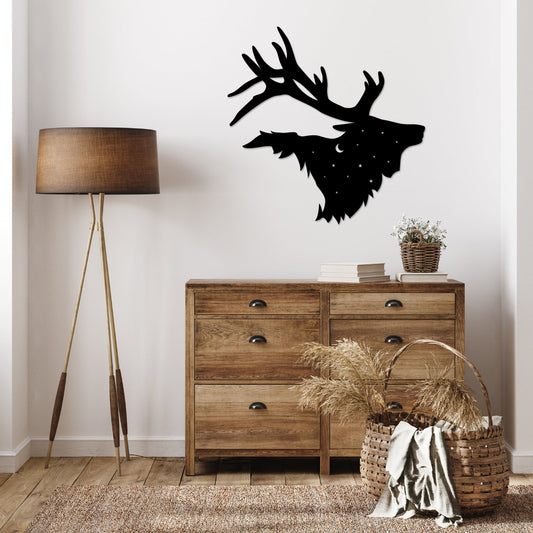 MetalPlex - Bull Elk - Metal Wall Art