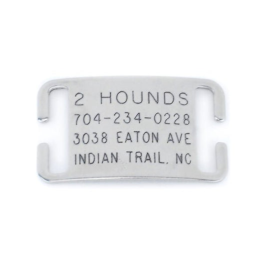 2 Hounds Design 1″ Reflective Jingle Free Tag Dog Collar - Angler's Pro Tackle & Outdoors
