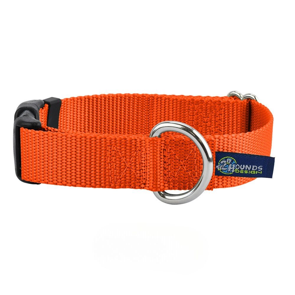 2 Hounds Design 1″ Rust Nylon Dog Collar - Angler's Pro Tackle & Outdoors