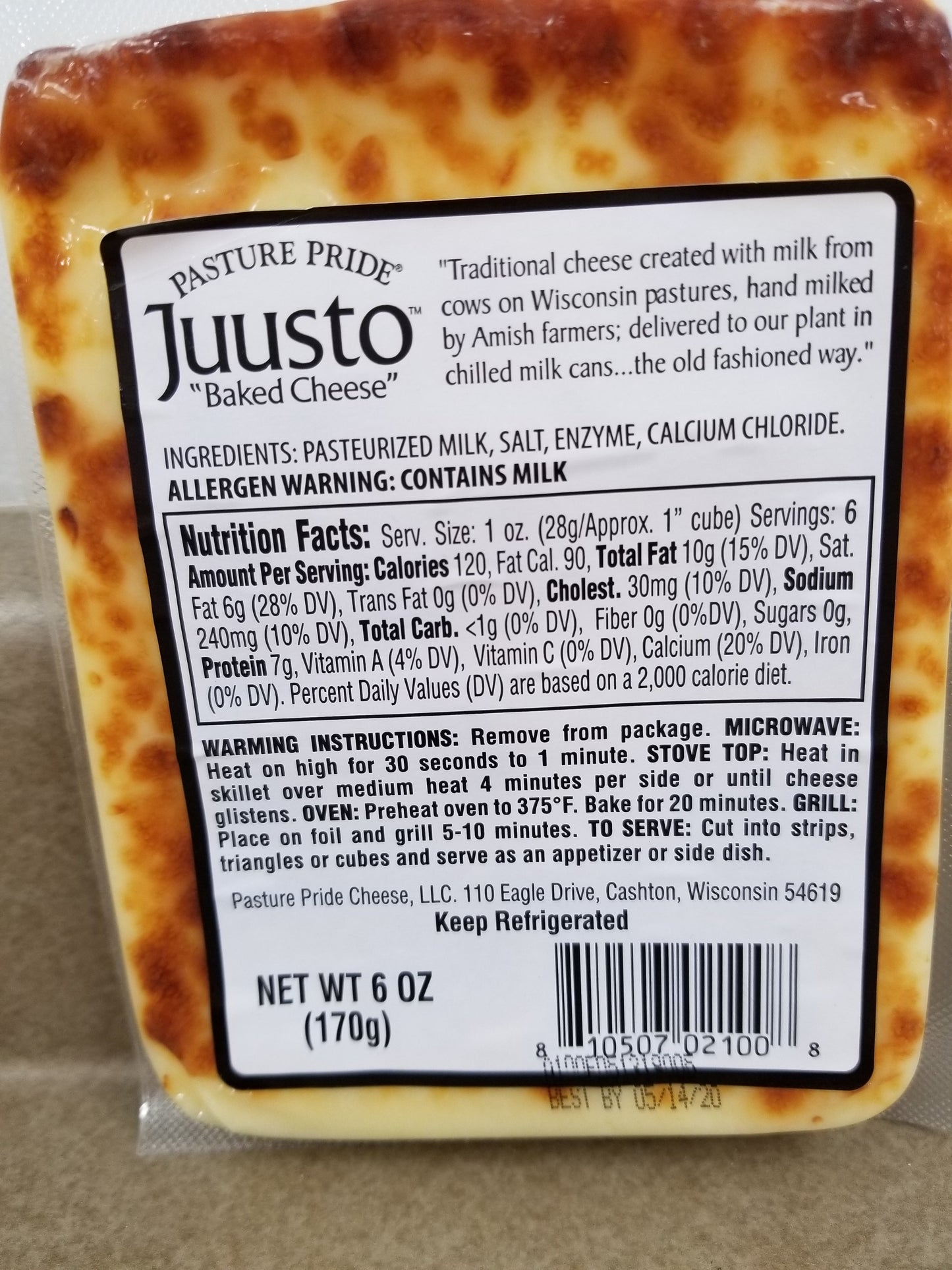 Mousehouse Cheesehaus Juusto Baked Cheese, 6 oz