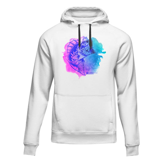 Outdoorzees Watercolor Fishing Unisex Hoodie