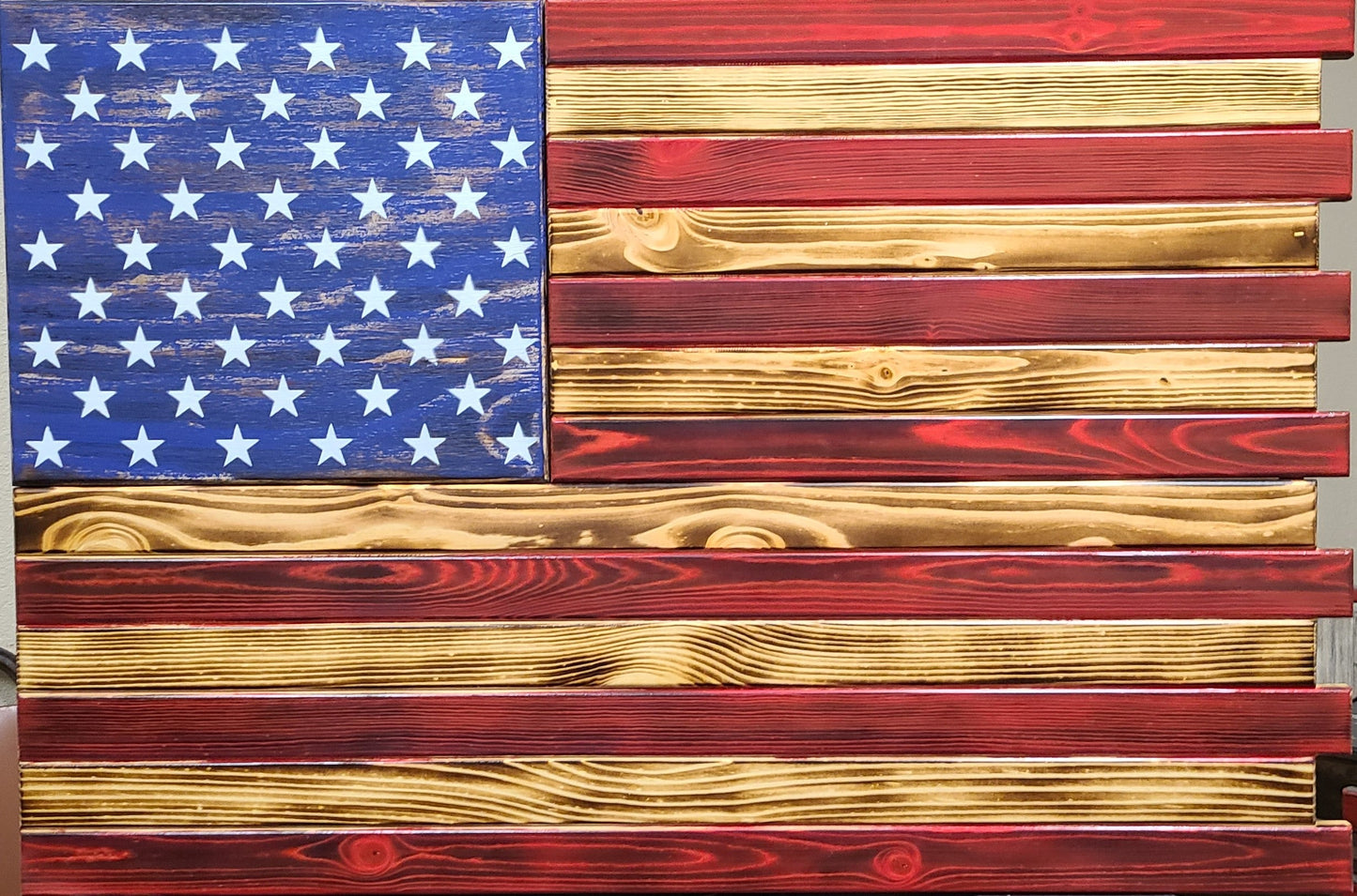 Liberty Home Concealment Dual Compartment Small American Flag Gun Concealment Case