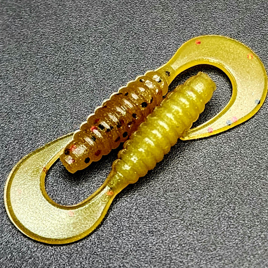Creek Life Lure Co. 1" Micro Curl Tail Grub "The Tennessee Twister"
