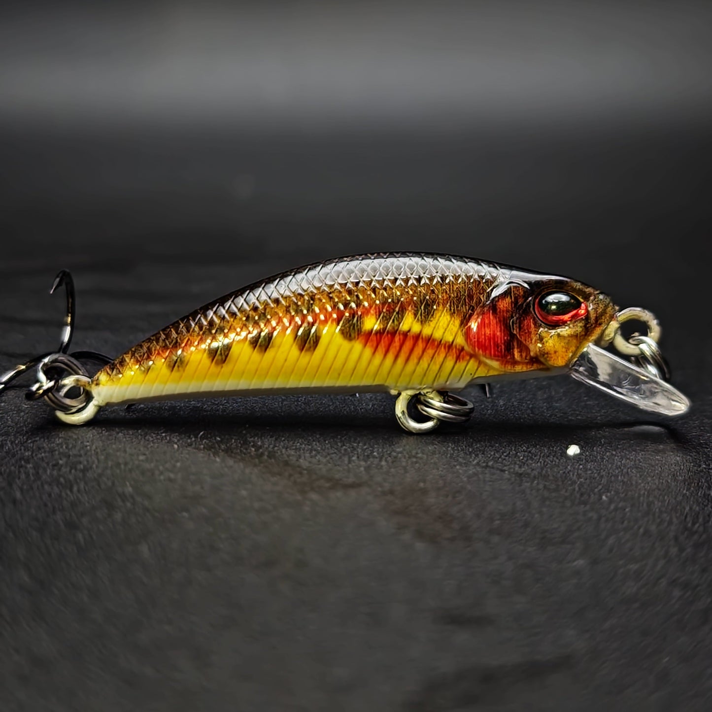 Creek Life Lure Co. The MOON Shiner – 1.4" Sinking Jerkbait for Creek & River Fishing