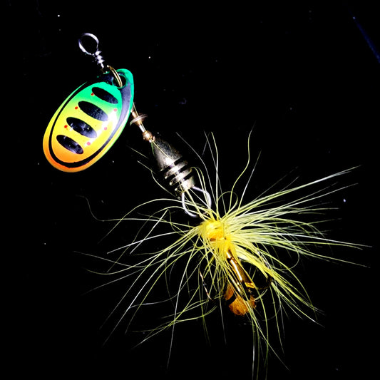 Creek Life Lure Co. 1/8oz Tungsten Inline Spinner "The Spin-N-Grin"