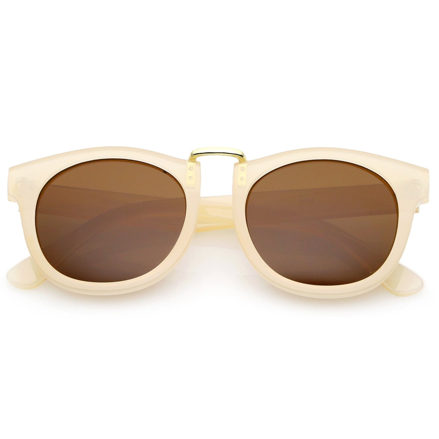 zeroUV - Retro Dapper Euro Horned Rim Sunglasses A741