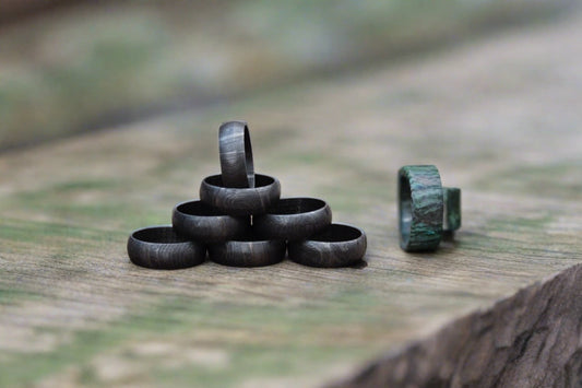 KBS Knives Damascus Steel Groom's Ring: A Personalized Masterpiece